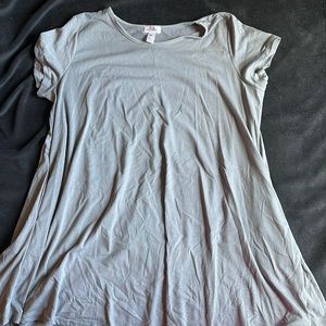 Just Be sz 3x gray tunic top/dress with pockets